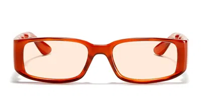Junk Plastic Rehab Jive - Earl Grey Sunglasses In Brown