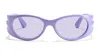 Junk Plastic Rehab June - Marshmallow Sunglasses In Purple