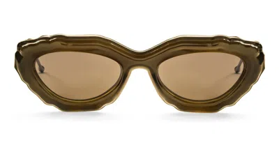 Junk Plastic Rehab Sunglasses In Brown