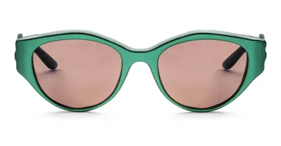 Junk Plastic Rehab Sunglasses In Green