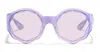 Junk Plastic Rehab Jello - Crystal Ball Sunglasses In Violet