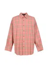 Jun/nakayama Check-pattern Raw-cut Shirt In Multi