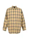 Jun/nakayama Check-pattern Raw-edge Shirt In Multi