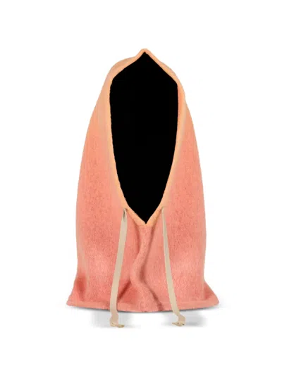 Jun/nakayama Drawstring Balaclava In Pink