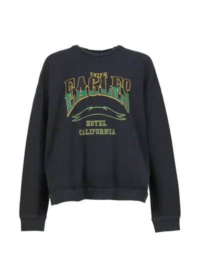 Jun/nakayama Eagles Graphic-print Sweatshirt In Black