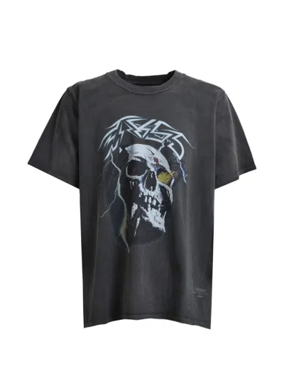 Jun/nakayama Feel Graphic-print T-shirt In Grey