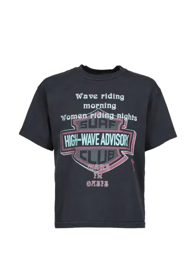 Jun/nakayama Graphic-print Box-fit T-shirt In Blue