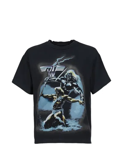 Jun/nakayama Graphic-print T-shirt In Black