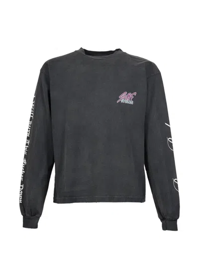 Jun/nakayama Leopard-print Graphic-print T-shirt In Gray