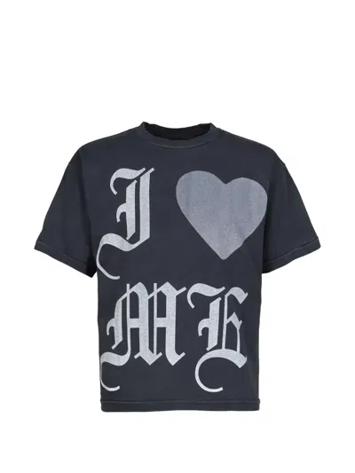 Jun/nakayama Love Me T-shirt In Blue
