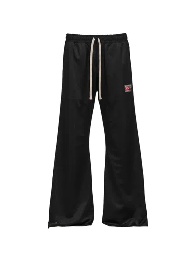 Jun/nakayama Mesh Logo-patch Track Pants In Multi