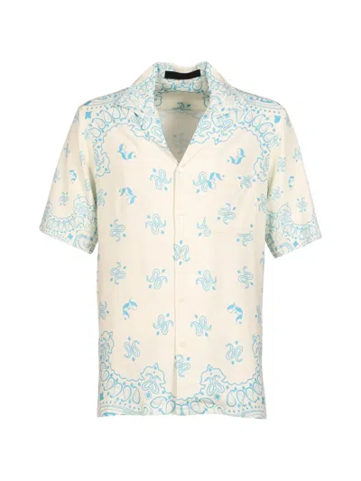 Jun/nakayama Paisley-print Short-sleeved Shirt In Multi