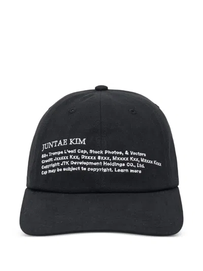 Juntae Kim Copyright Cap In Black