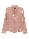 Juntae Kim Corset-style Shirt In Pink