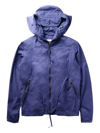 Juntae Kim Drawstring-hood Jacket In Blue