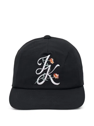 Juntae Kim Embroidery-detail Cotton Cap In Black