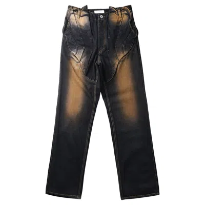 Juntae Kim Gathered Corset Trousers In Black