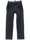 Juntae Kim Gathered Jeans In Blue