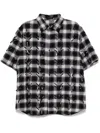 Juntae Kim Laser-slashed Shirt In 蓝色