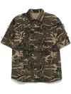 Juntae Kim Laser-slashed Shirt In Neutrals