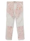 Juntae Kim Lasered-petals Trousers In Grey