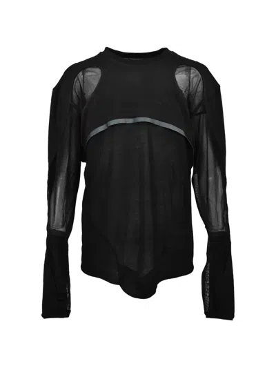 Juntae Kim Panelled Layered T-shirt In Black