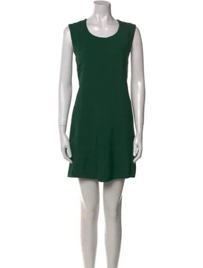Pre-owned Junya Watanabe 1996 Mini Dress In Green