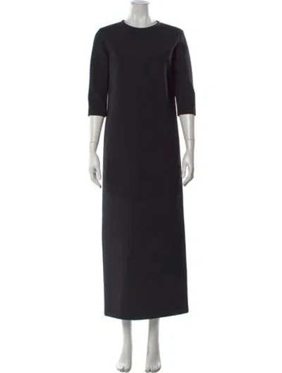 Pre-owned Junya Watanabe 1999 Long Dress In Black
