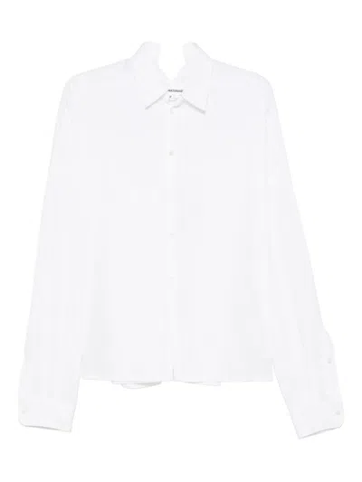 Pre-owned Junya Watanabe 2000s Cotton Shirt In White