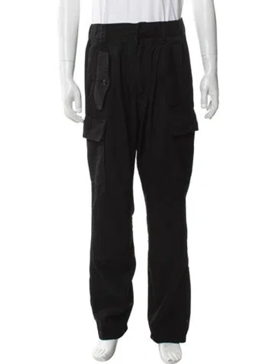 Pre-owned Junya Watanabe 2003 Cargo Pants In Black/blue