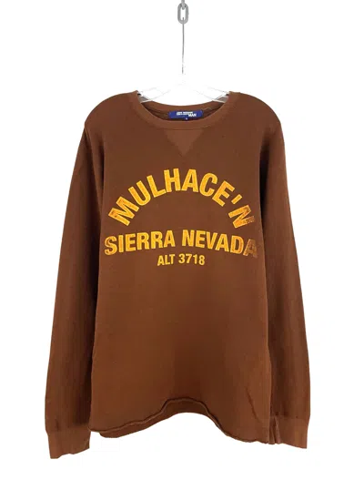 Pre-owned Junya Watanabe 2005 Mulhacen Sweater In Brown