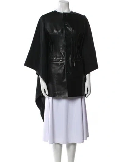 Pre-owned Junya Watanabe 2011 Leather Jacket In Black