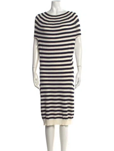 Pre-owned Junya Watanabe 2011 Midi Length Dress In Neutrals