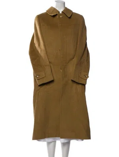Pre-owned Junya Watanabe 2012 Angora Coat In Neutral