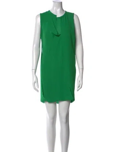 Pre-owned Junya Watanabe 2012 Mini Dress In Green