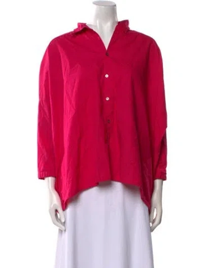 Pre-owned Junya Watanabe 2012 Three-quarter Sleeve Blouse In Pink