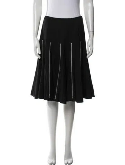 Pre-owned Junya Watanabe 2013 Midi Length Skirt In Black