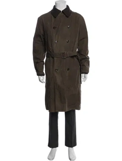 Pre-owned Junya Watanabe 2013 Trench Coat In Brown