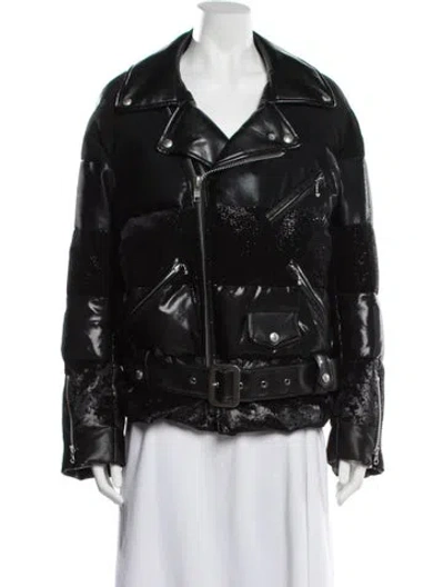 Pre-owned Junya Watanabe 2014 Biker Jacket In Black