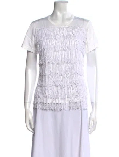 Pre-owned Junya Watanabe 2014 Printed T-shirt In White