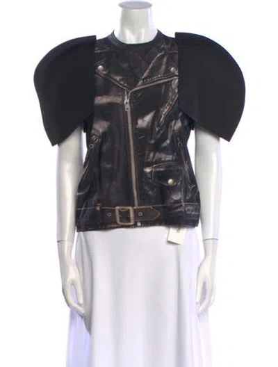 Pre-owned Junya Watanabe 2015 Crew Neck Top In Blue