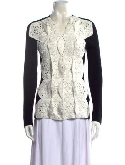 Pre-owned Junya Watanabe 2016 Colorblock Pattern Sweater In Black