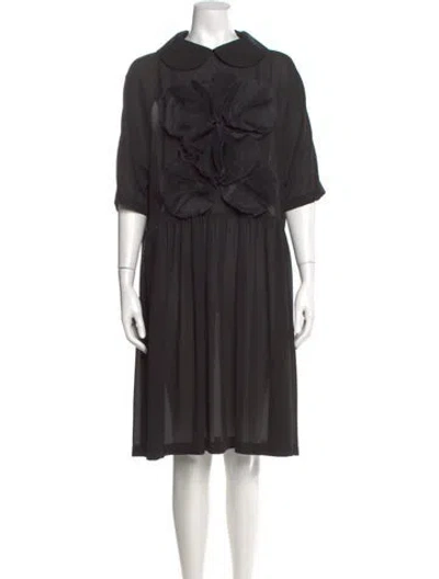 Pre-owned Junya Watanabe 2016 Knee-length Dress In Black