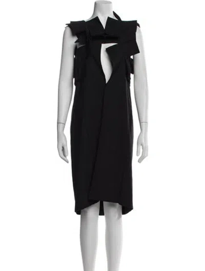 Pre-owned Junya Watanabe 2016 Knee-length Dress In Black
