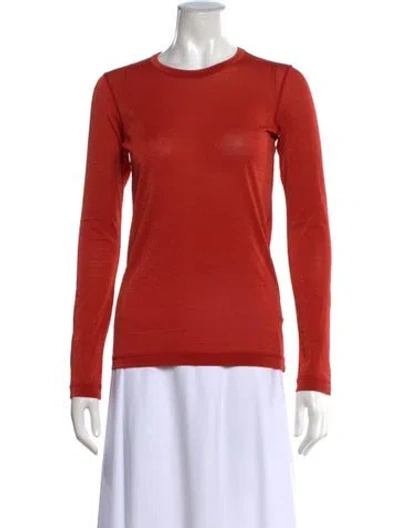 Pre-owned Junya Watanabe 2017 Crew Neck Top In Orange