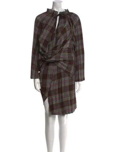 Pre-owned Junya Watanabe 2017 Knee-length Dress In Multi