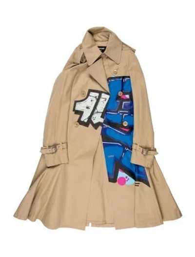 Pre-owned Junya Watanabe 2017 X 1up Trench Coat In Neutrals
