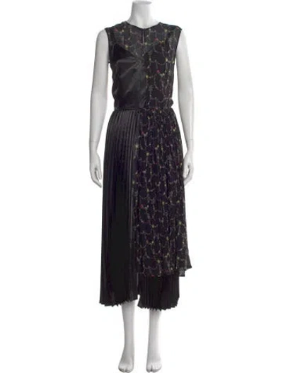 Pre-owned Junya Watanabe 2019 Long Dress In Black