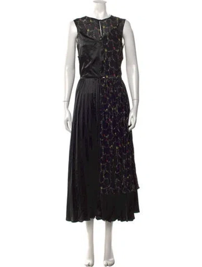 Pre-owned Junya Watanabe 2019 Long Dress In Black