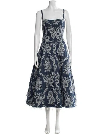 Pre-owned Junya Watanabe 2019 Midi Length Dress In Blue